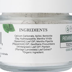 Natural whitening with bentonite clay tooth powder