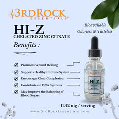 All-natural zinc immune support dietary supplement in liquid form