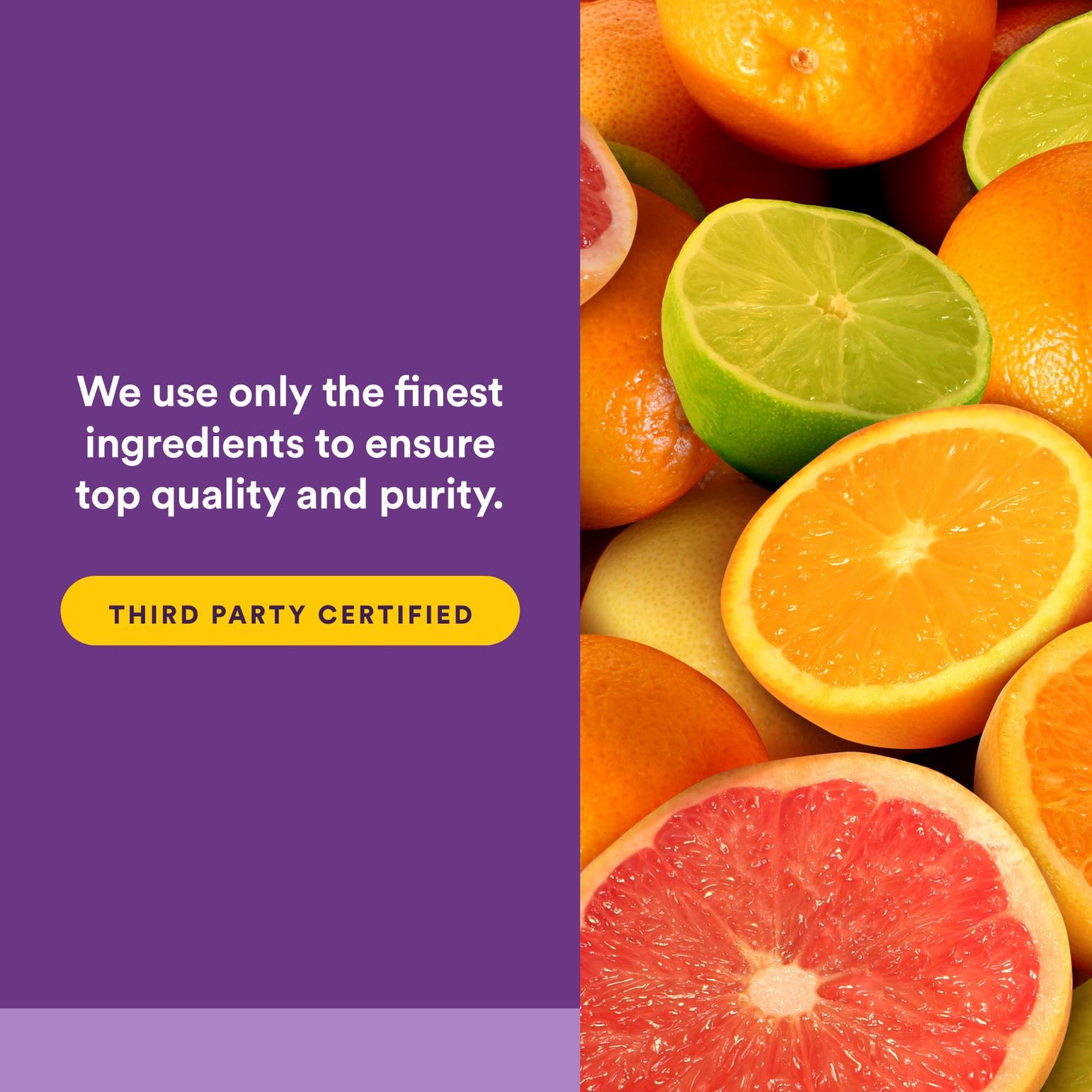 Ingredients and supplement facts for Natural Factors vitamin C chewables