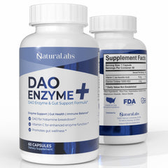 NATURALABS DAO Histamine Blocker bottle – front view