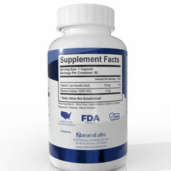 Complete NATURALABS DAO Histamine Blocker with 60 servings label