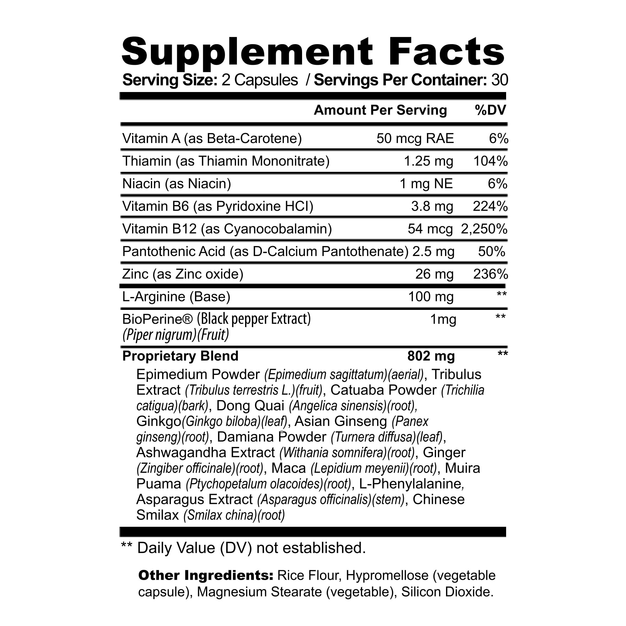 Close-up of Maca root and herbal ingredients for Libido Flow+