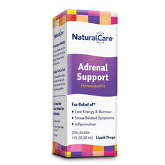 NaturalCare Adrenal Support Drops bottle with label facing forward