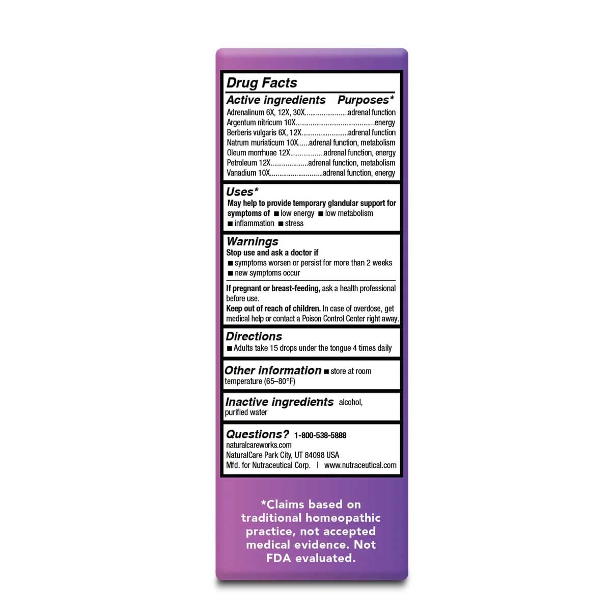 Icon representing a safe, homeopathic formula