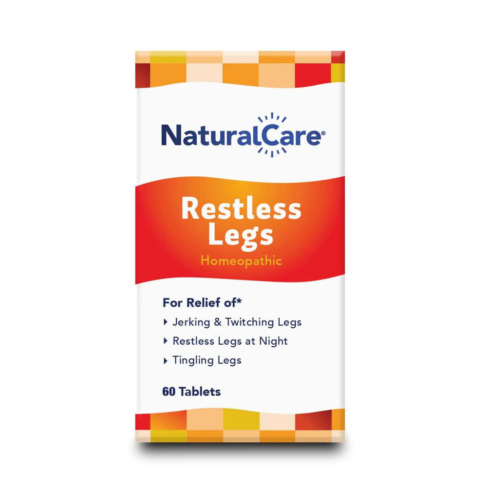 NaturalCare Restless Legs Homeopathic Tablets bottle 60 count