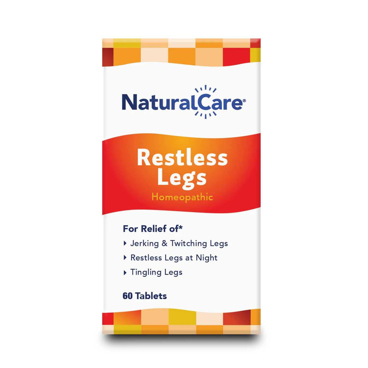 NaturalCare Restless Legs Homeopathic Tablets bottle 60 count
