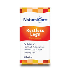 NaturalCare Restless Legs Homeopathic Tablets bottle 60 count