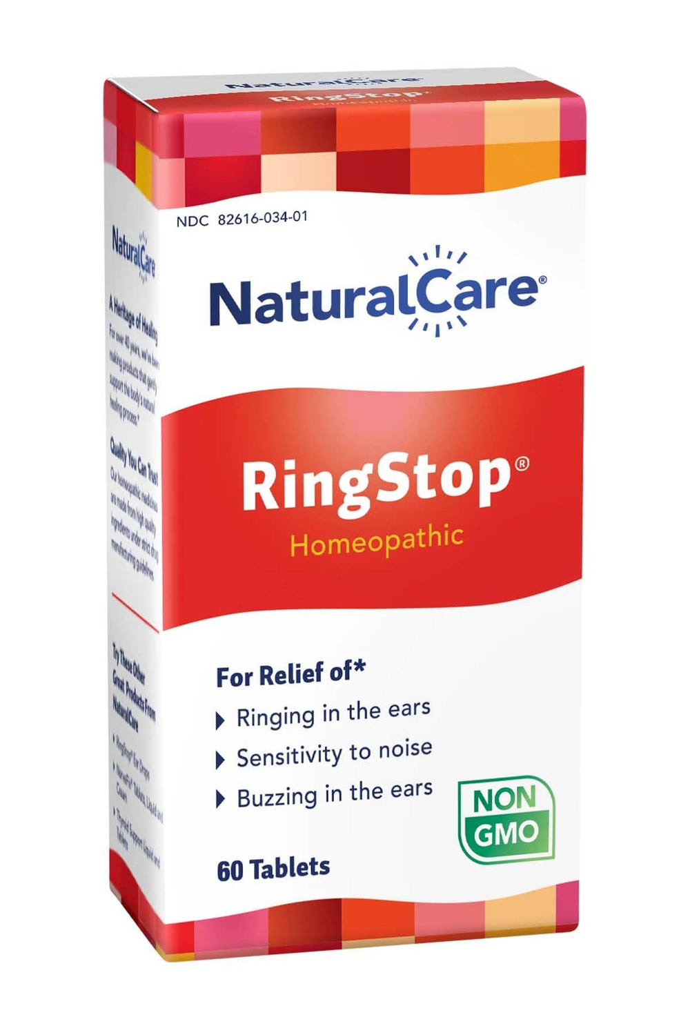 Close-up of NaturalCare RingStop tablets