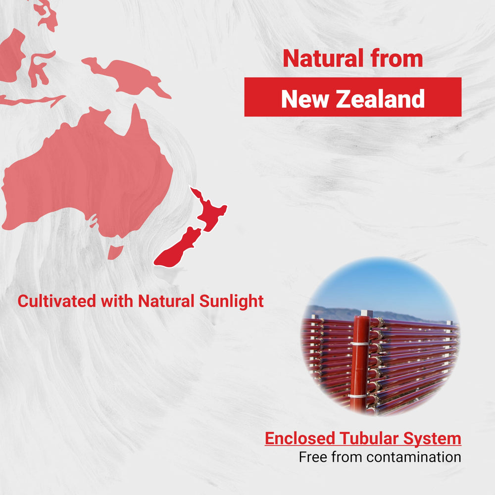 New Zealand origin AstaMAZ Astaxanthin from Haematococcus pluvialis