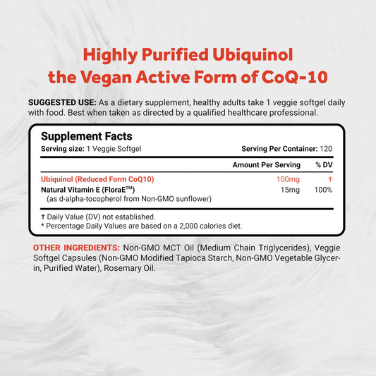 Close-up of nano-emulsified Ubiquinol in MCT oil softgel
