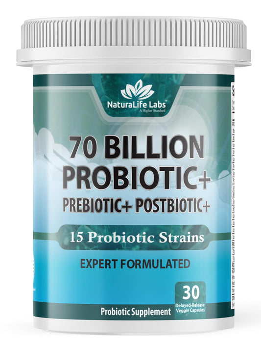 NaturaLife Probiotics bottle front view