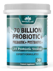 NaturaLife Probiotics bottle front view