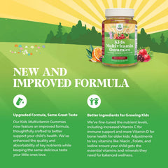 Naturally flavored children's multivitamin gummies