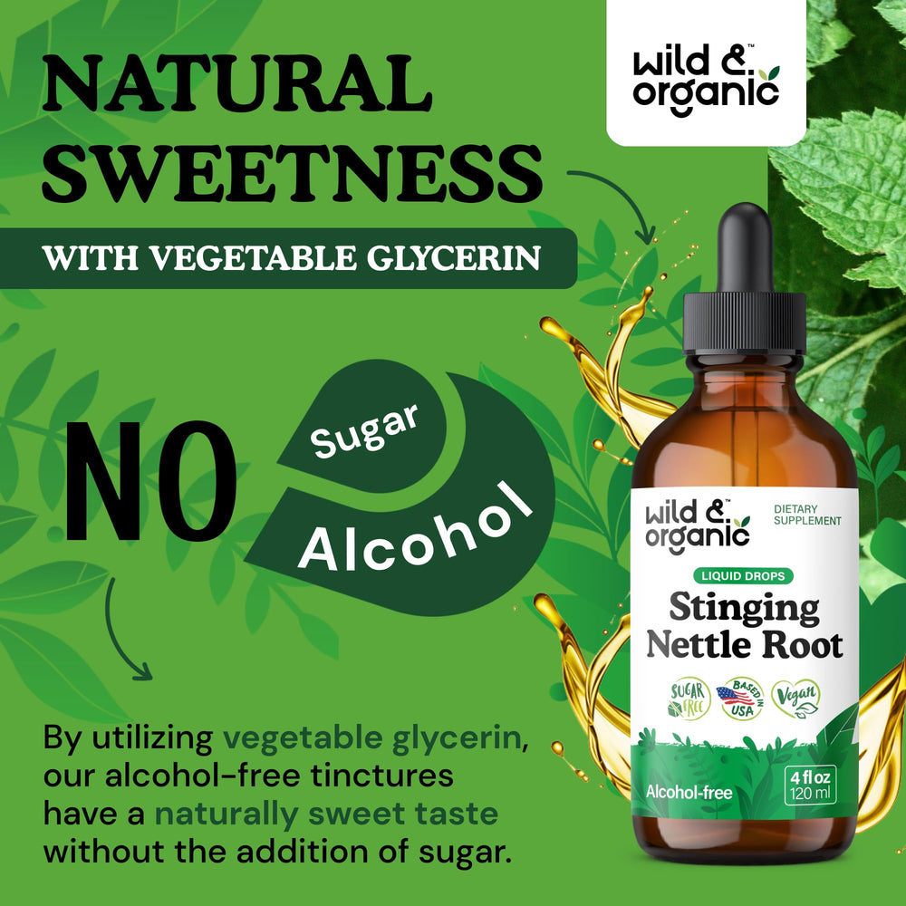 Naturally sweetened nettle flavor without sugar