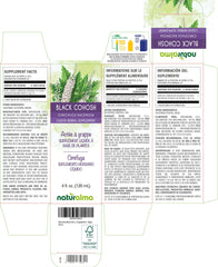 Naturalma Black Cohosh tincture drops 2 ml serving