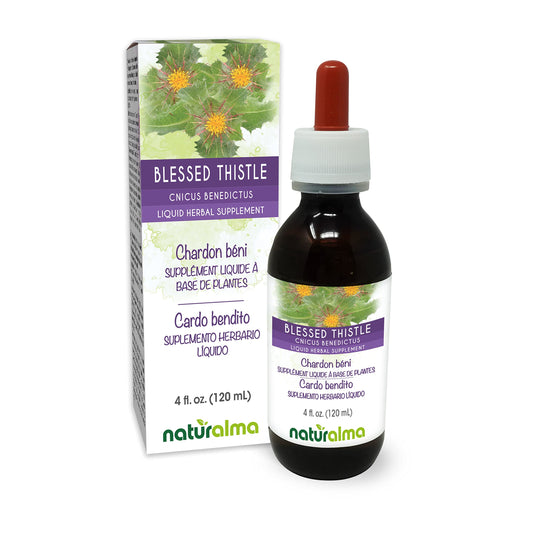 Naturalma Blessed Thistle tincture bottle 4 oz front view
