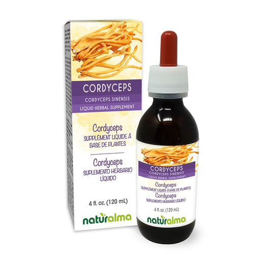Naturalma Cordyceps tincture bottle with dropper (4 oz)