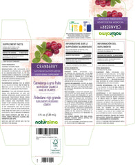 Close-up of cranberry liquid extract in dropper