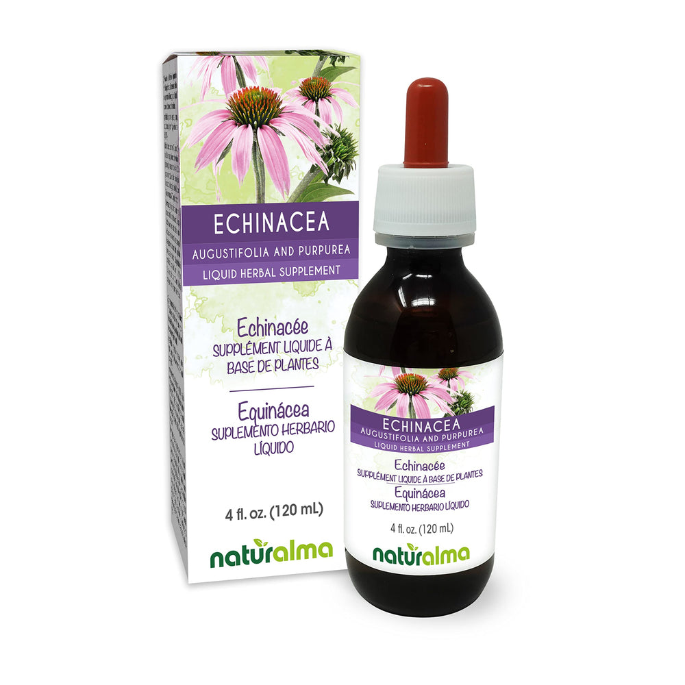 Front view of Naturalma Echinacea tincture bottle, 4 oz
