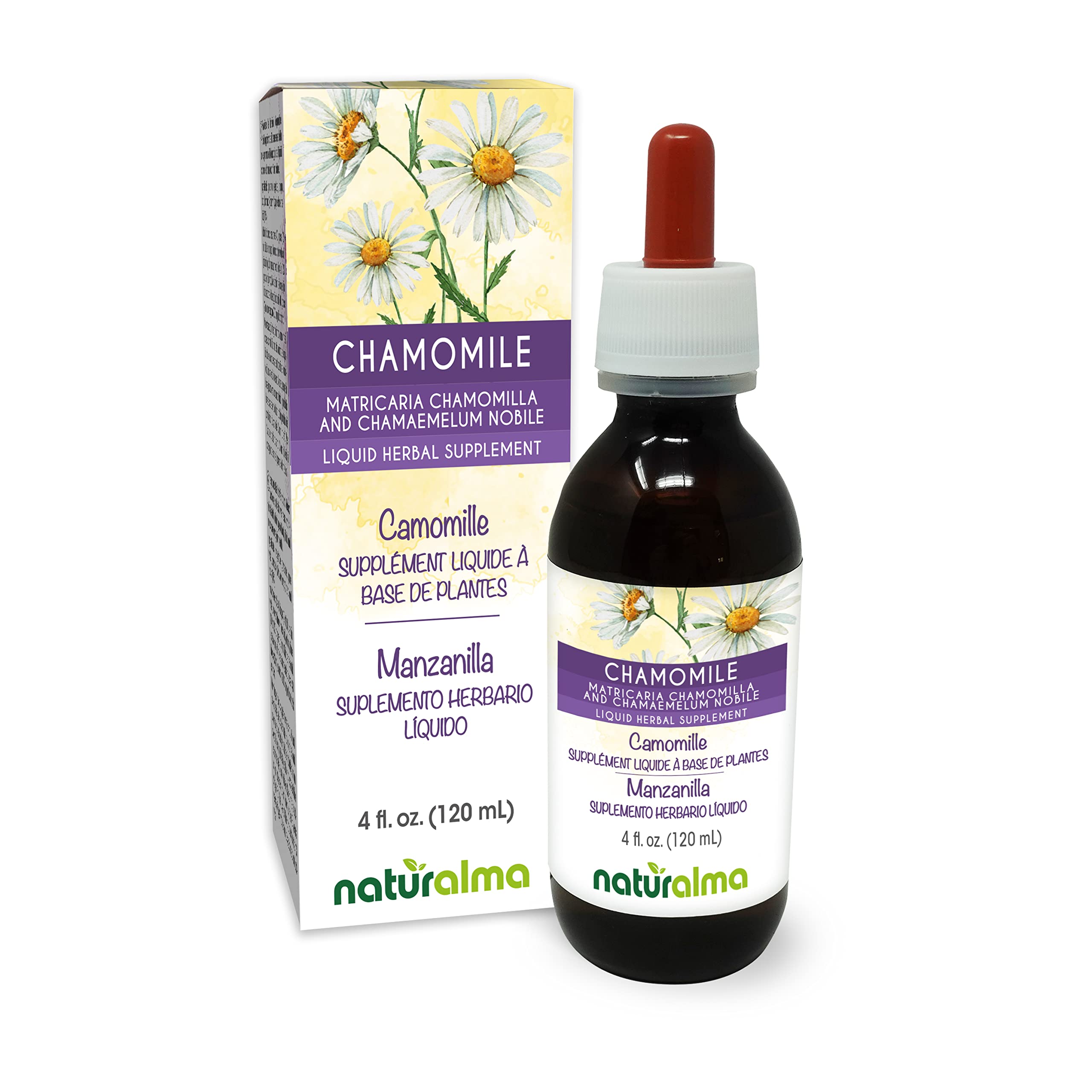 Naturalma German & Roman Chamomile tincture bottle 4 oz