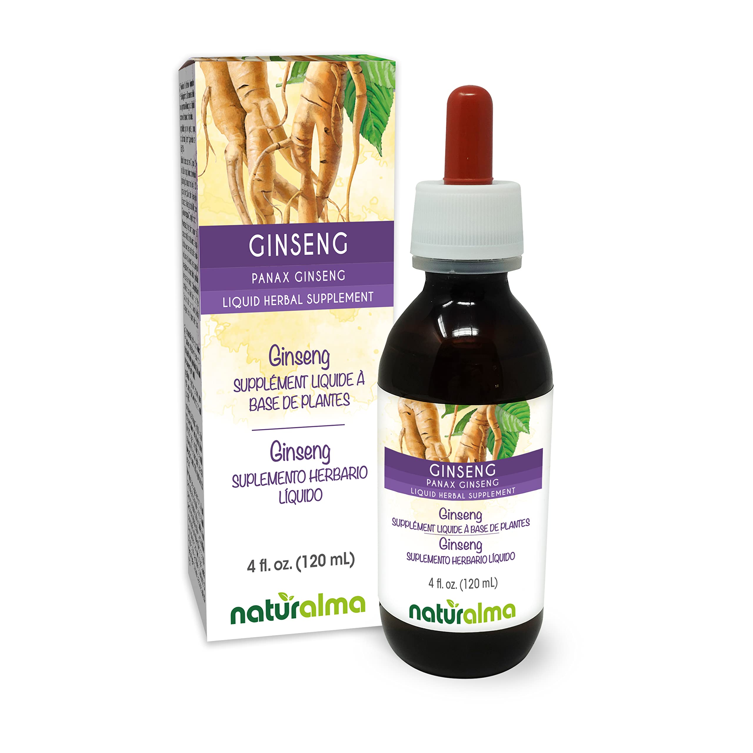 Naturalma Ginseng Root Tincture bottle 4 oz