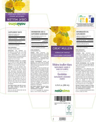 Close up of tincture bottle label showing 1:10 extract