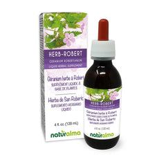 Naturalma Herb Robert tincture bottle with 4 oz label