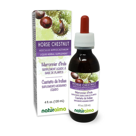 Naturalma Horse Chestnut seed tincture bottle, 4 oz