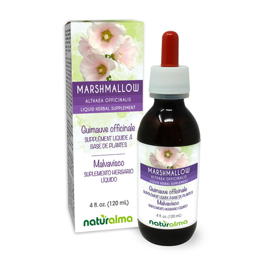 Naturalma Marshmallow Root Tincture alcohol-free 4oz bottle