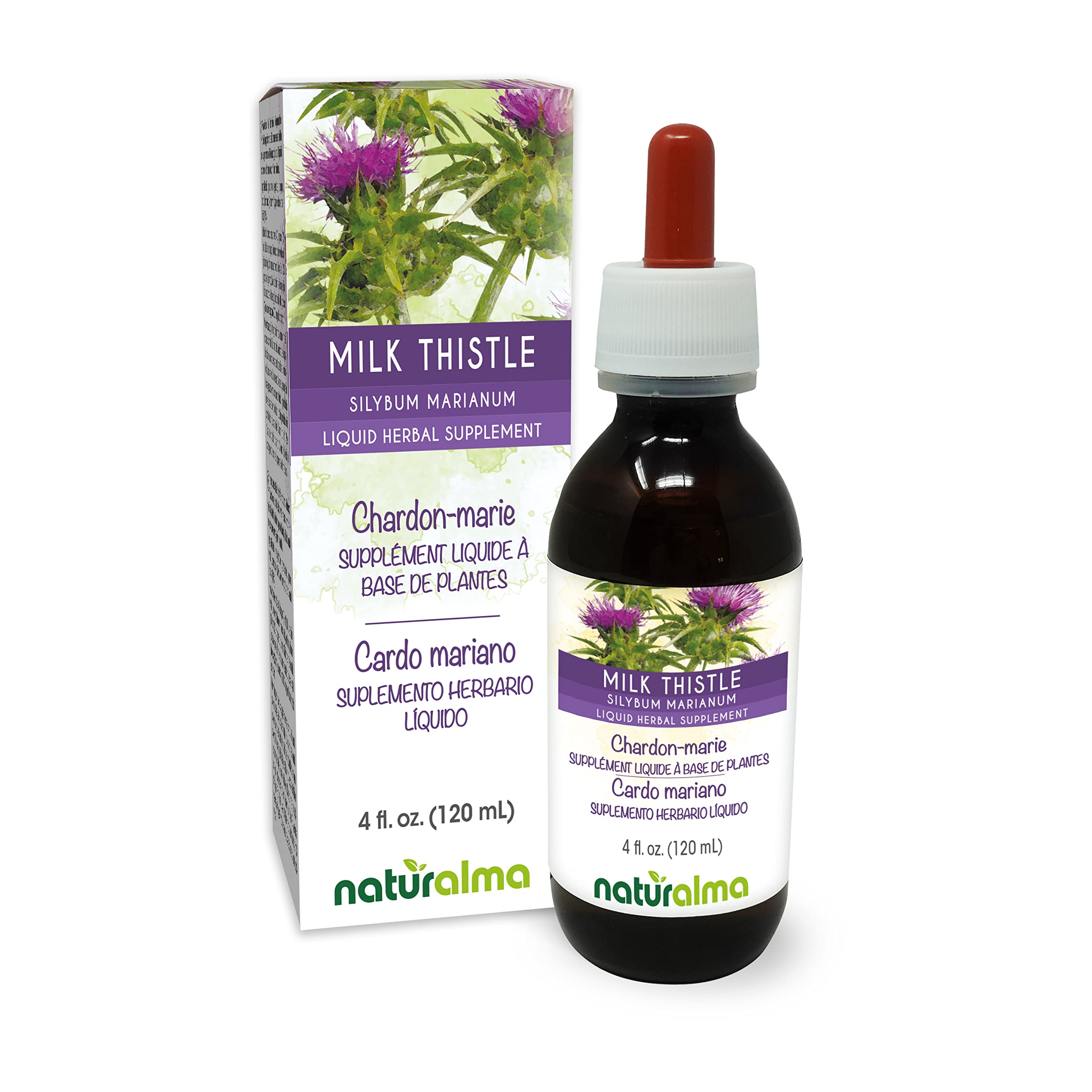 Naturalma Milk Thistle tincture bottle 4 oz