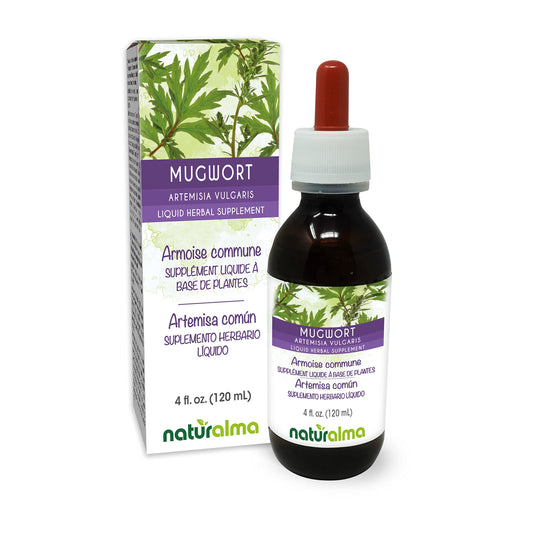 Naturalma Mugwort tincture bottle with 4 oz label