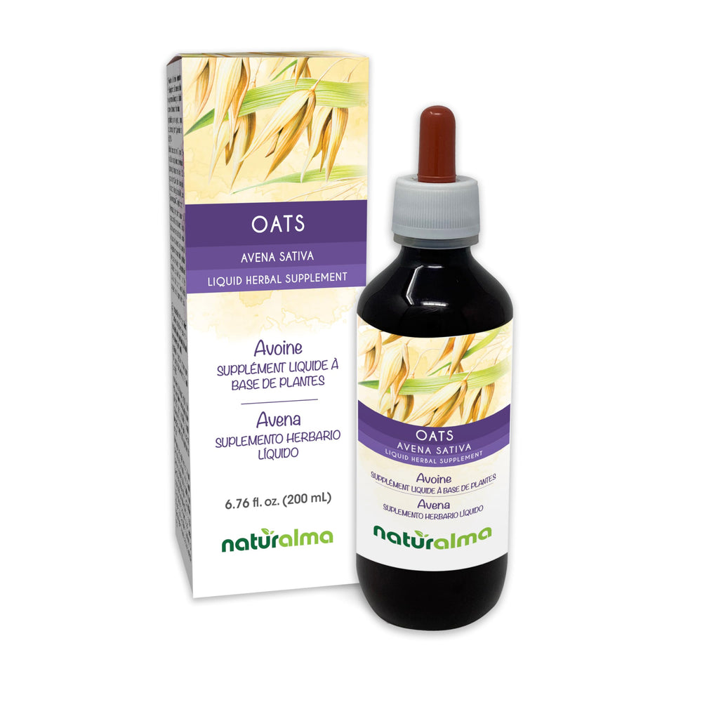 Naturalma Oats Tops tincture bottle with dropper (6.76 fl oz)