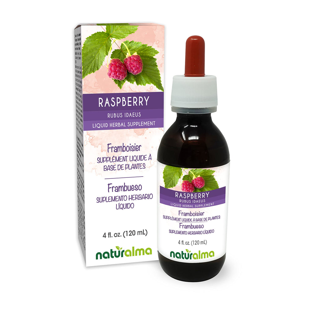 Naturalma Raspberry Leaf Tincture bottle front view