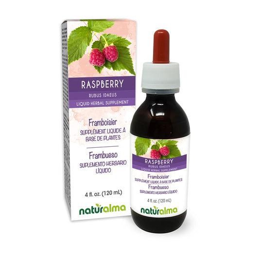 Naturalma Raspberry Leaf Tincture bottle front view
