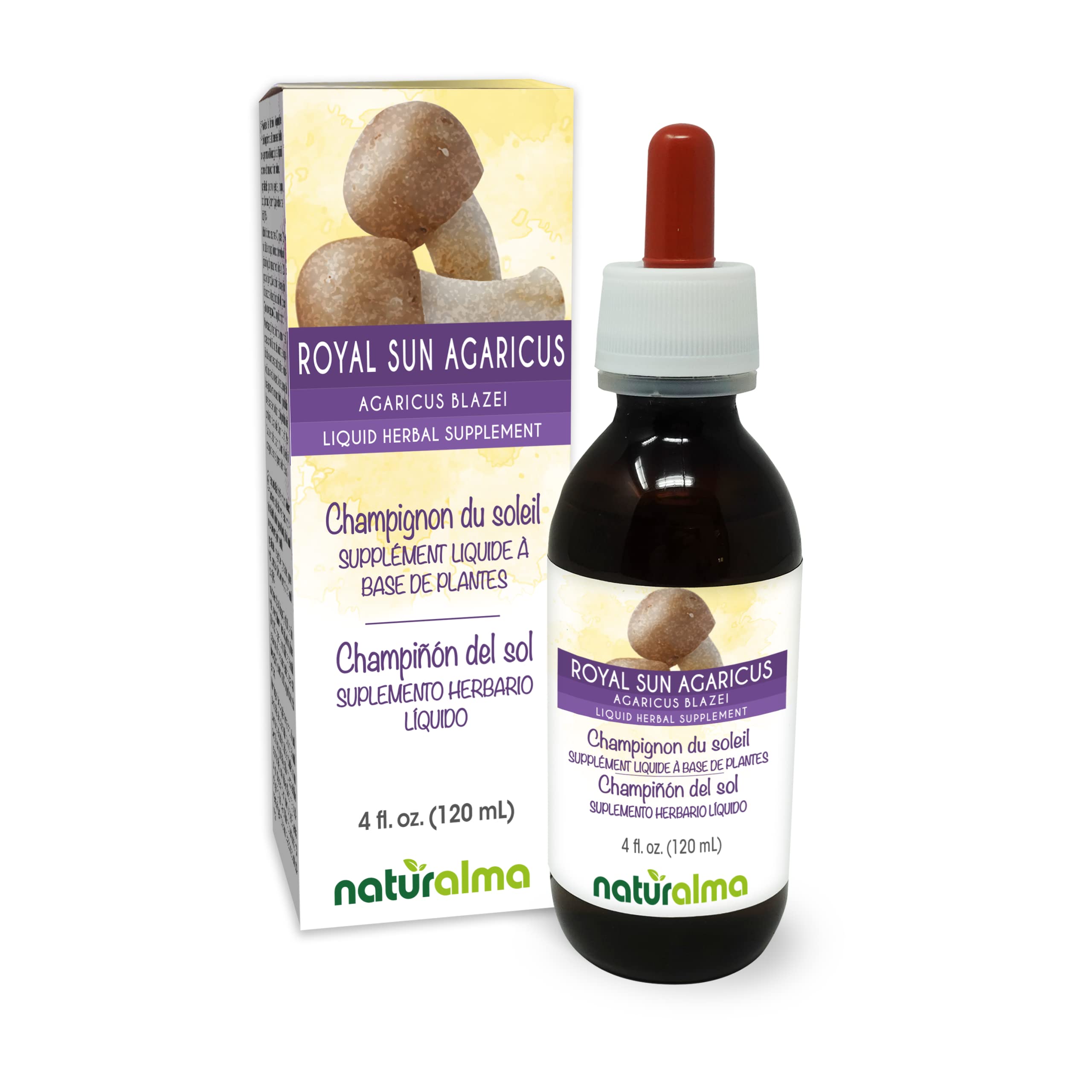 Naturalma Royal Sun Agaricus tincture 4 oz bottle