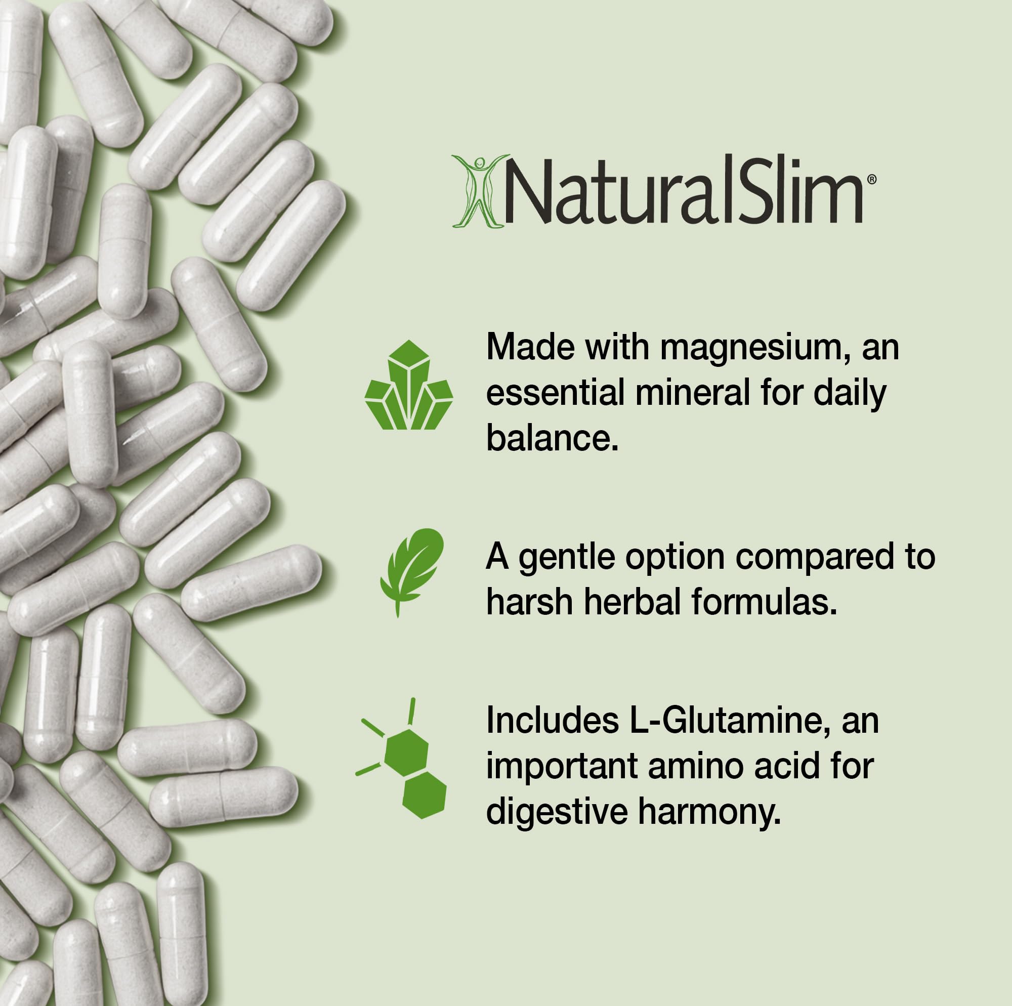 NaturalSlim Constipend magnesium citrate tablets, gentle digestive support you can take daily.