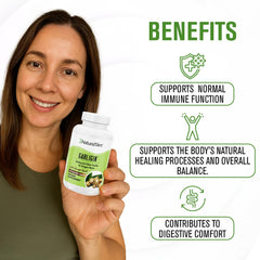 NaturalSlim Garligin packaging highlighting immune support and metabolism