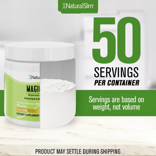 Close-up of MagicMag Magnesium Citrate powder scoop