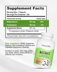 NaturalSlim MagicMag C capsules close-up highlighting sleep-support potential.