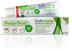 NaturDent denture adhesive tube with packaging