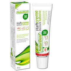 Close-up of NaturDent label showing zinc-free and paraben-free claim
