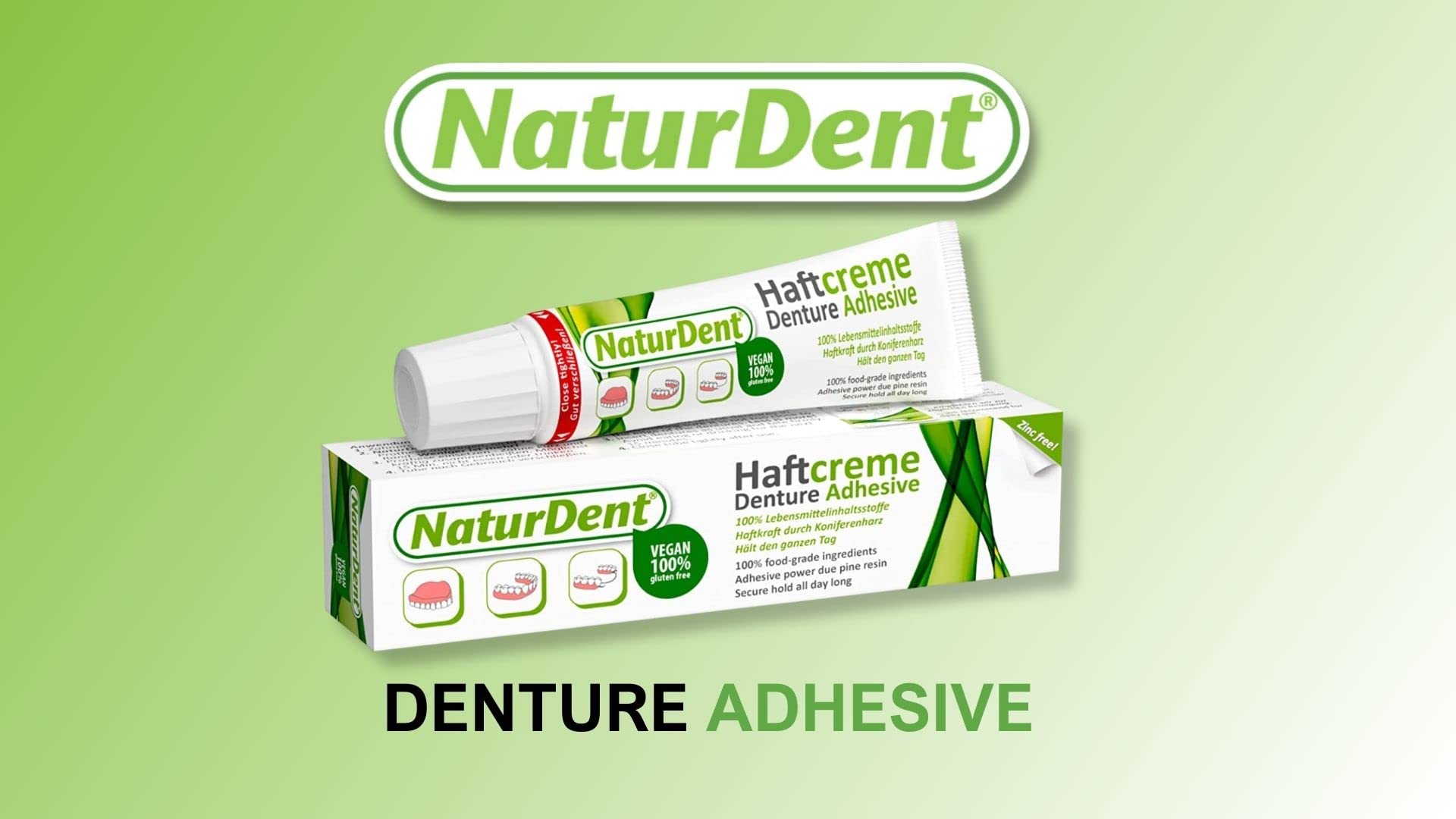 Product gallery image preview for NaturDent denture adhesive