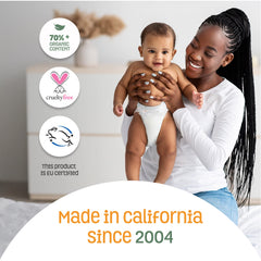 Sulfate-free, paraben-free formula label on Nature's Baby Vanilla Tangerine product (image 4)