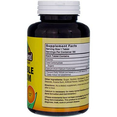 Calcium carbonate per tablet 500 mg detail