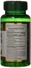 Close-up of Nature's Bounty Ginseng Complex Plus Royal Jelly label showing ingredients
