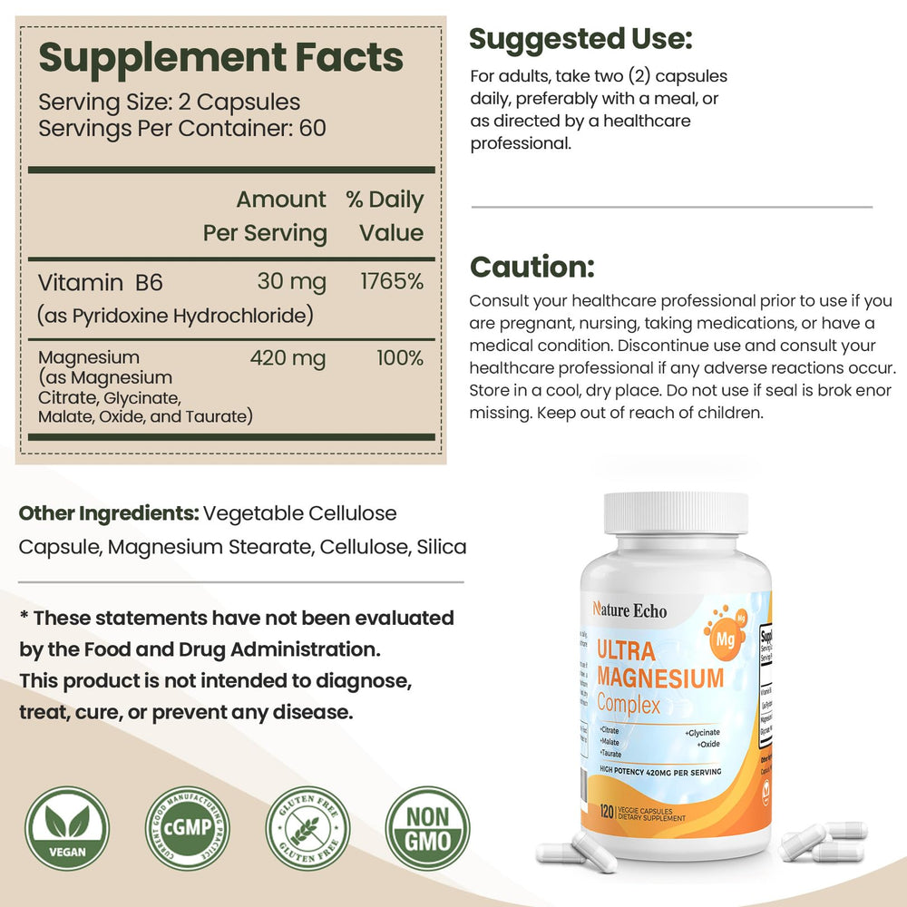 Relaxation and stress relief with highly absorbable magnesium glycinate