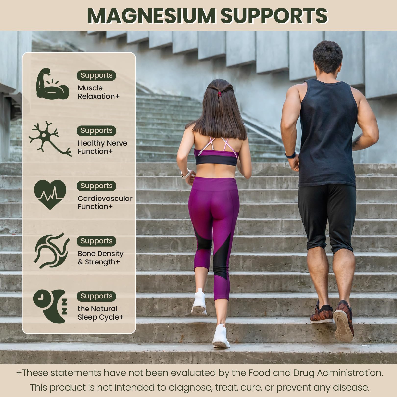 Supports heart health and daily energy with magnesium supplement