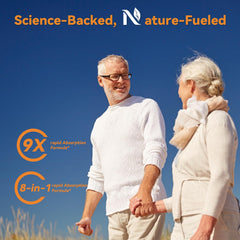 Capsules with antioxidant ingredients representing vitamins C and E