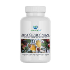 Nature's Lab Apple Cider Vinegar 1200mg with Chromium bottle