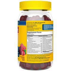 Gluten-free and no artificial flavors label on Nature Made gummies